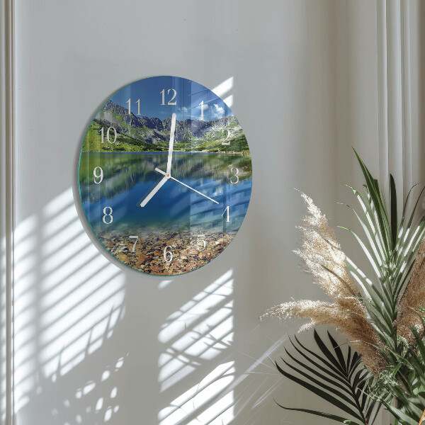 Orologio rotondo Lago di montagna