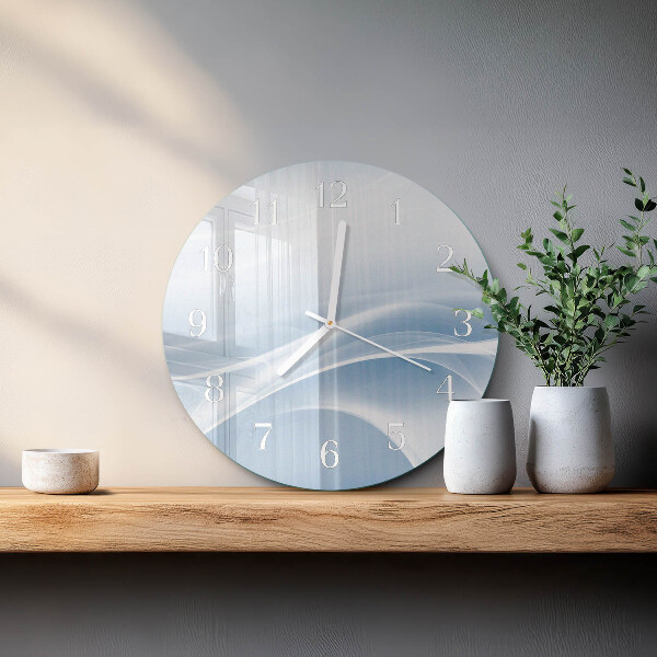Orologio rotondo Linee astratte