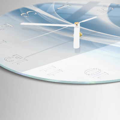 Orologio rotondo Linee astratte