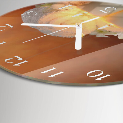 Orologio rotondo Candele da spa