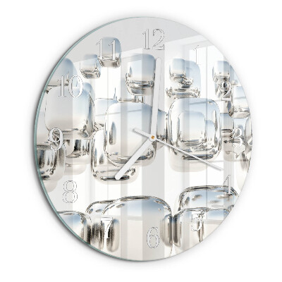 Orologio rotondo cubo 3D