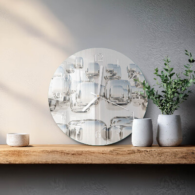 Orologio rotondo cubo 3D