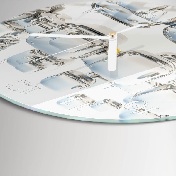 Orologio rotondo cubo 3D