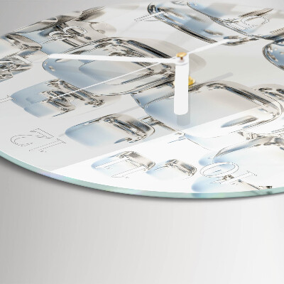 Orologio rotondo cubo 3D