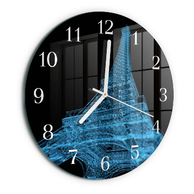 Orologio rotondo Torre Eiffel Parigi