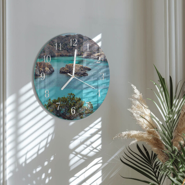 Orologio rotondo Paesaggio marino