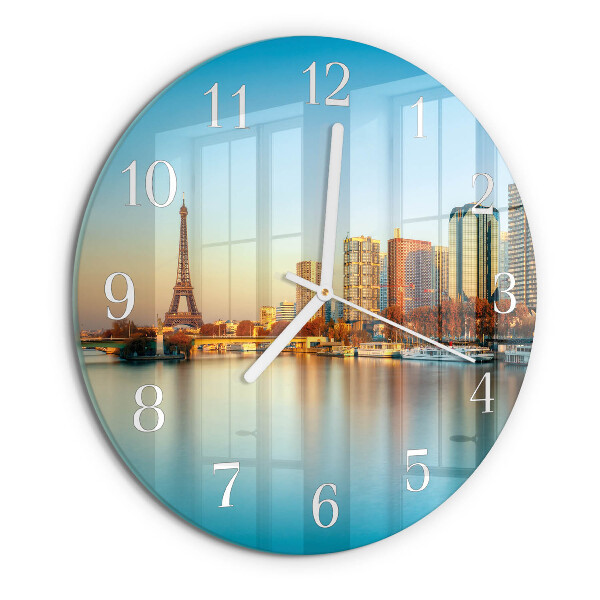 Orologio rotondo Torre Eiffel Parigi