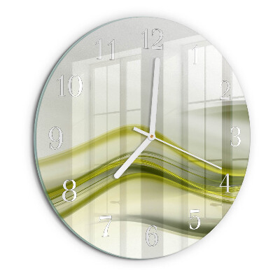 Orologio rotondo Linee astratte