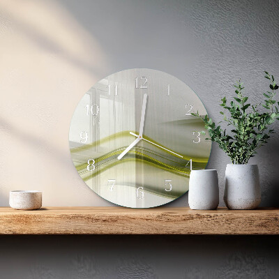 Orologio rotondo Linee astratte