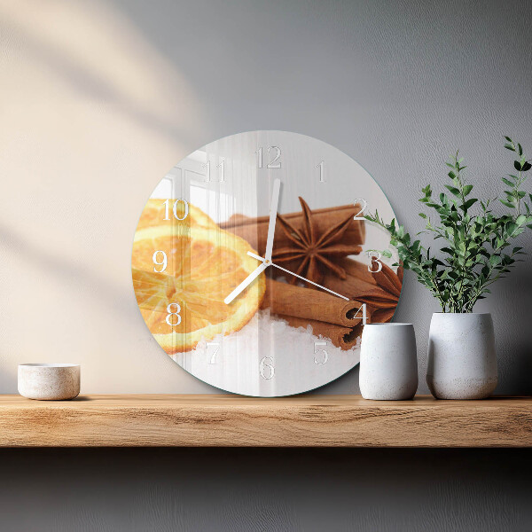 Orologio rotondo Limone e vaniglia