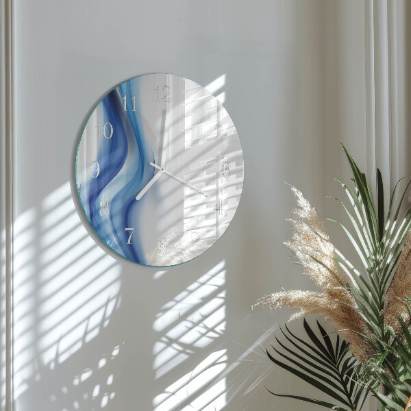 Orologio rotondo Fumo astratto