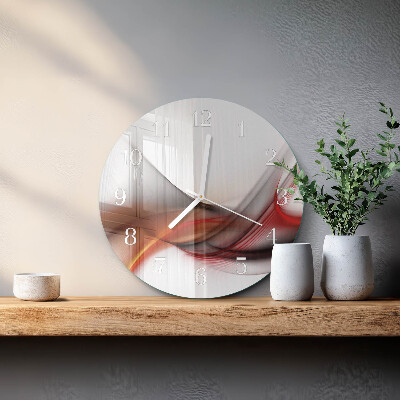 Orologio rotondo Linee astratte