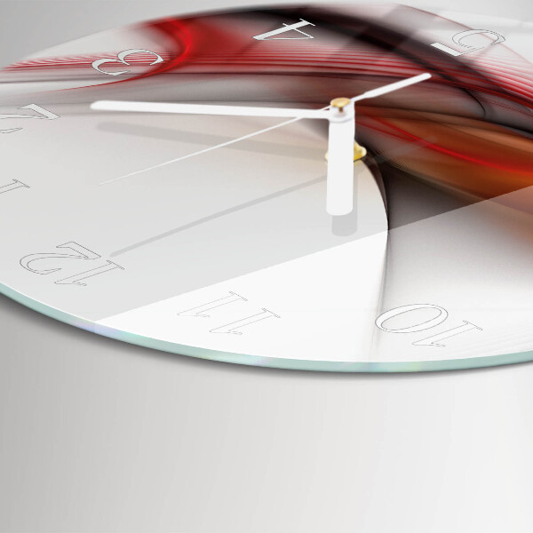 Orologio rotondo Linee astratte