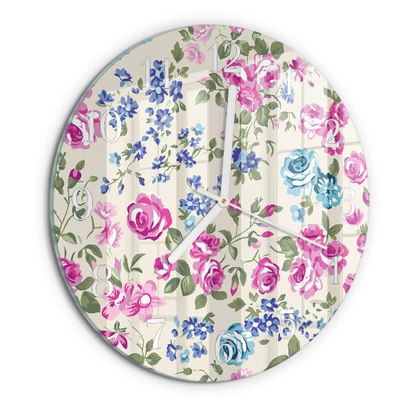 Orologio rotondo Rose