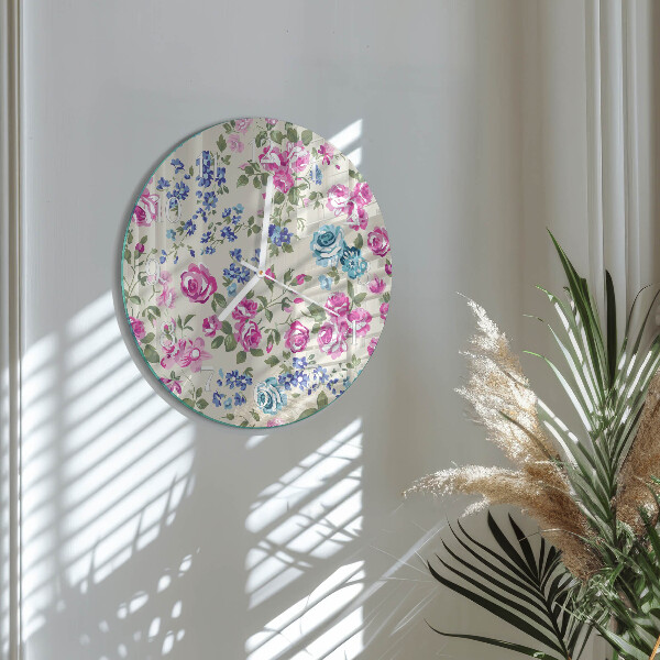 Orologio rotondo Rose