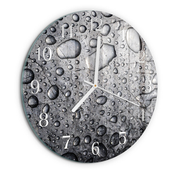 Orologio rotondo Gocce