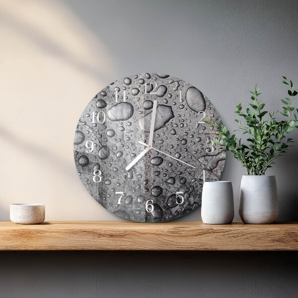 Orologio rotondo Gocce