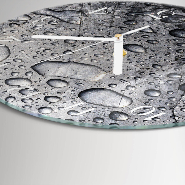 Orologio rotondo Gocce