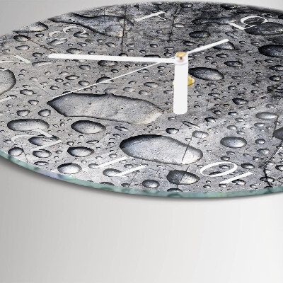 Orologio rotondo Gocce