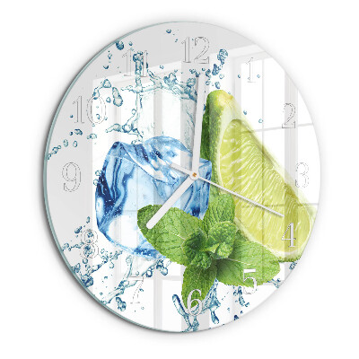 Orologio rotondo Lime e menta
