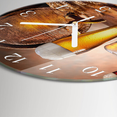 Orologio rotondo Barile di birra