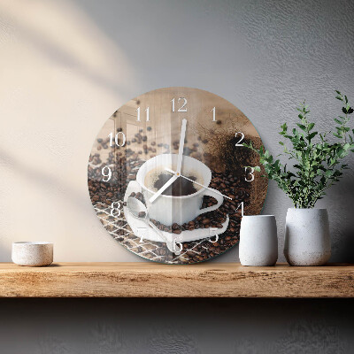 Orologio rotondo Tazza di caffè