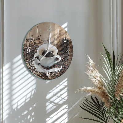 Orologio rotondo Tazza di caffè