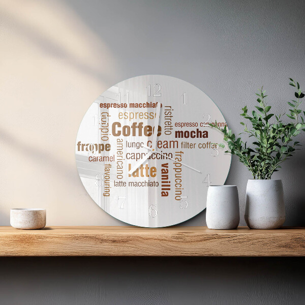 Orologio rotondo Caffè