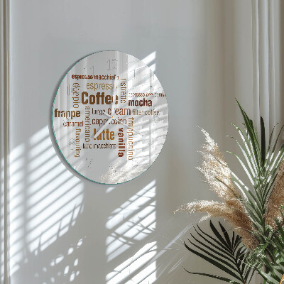 Orologio rotondo Caffè