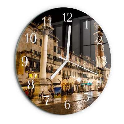 Orologio rotondo Serata in città