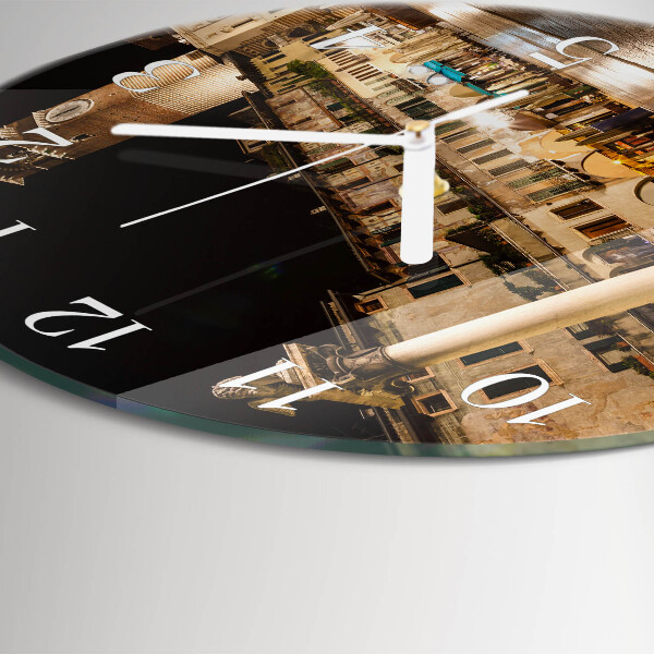 Orologio rotondo Serata in città
