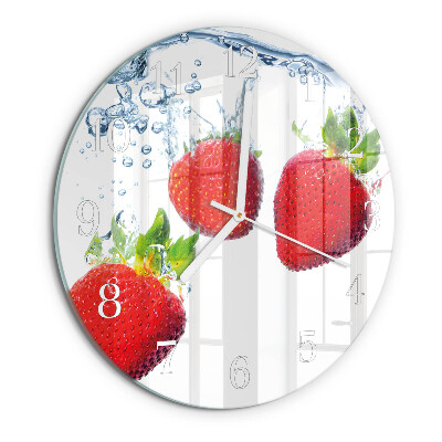 Orologio rotondo Fragole