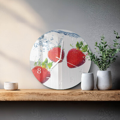 Orologio rotondo Fragole
