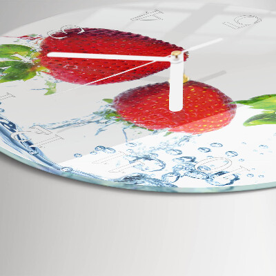 Orologio rotondo Fragole