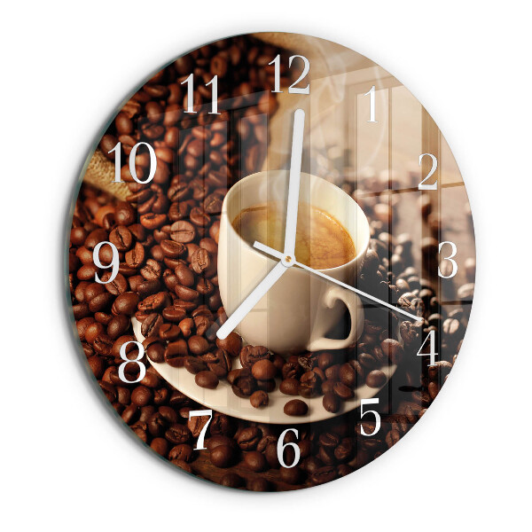 Orologio rotondo Tazza di caffè