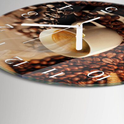 Orologio rotondo Tazza di caffè