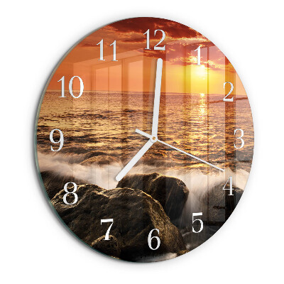 Orologio rotondo Tramonto