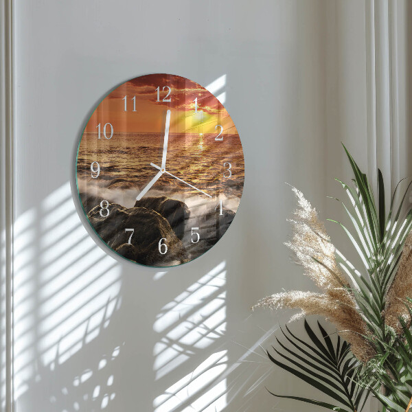 Orologio rotondo Tramonto
