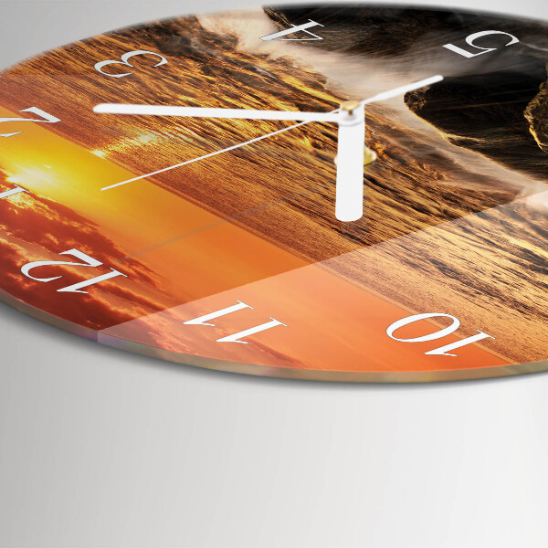 Orologio rotondo Tramonto