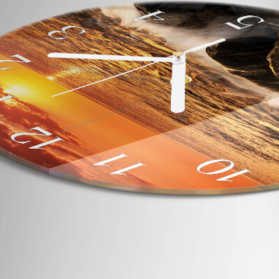 Orologio rotondo Tramonto