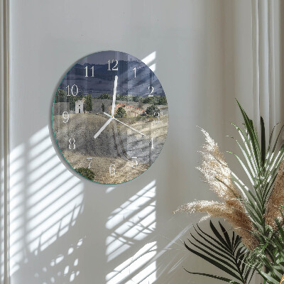 Orologio rotondo Paesaggio