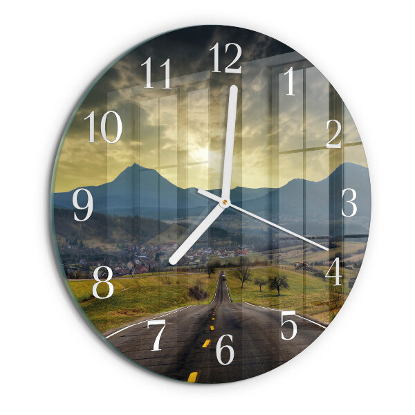 Orologio rotondo Sentiero delle Montagne