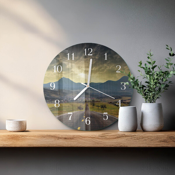 Orologio rotondo Sentiero delle Montagne