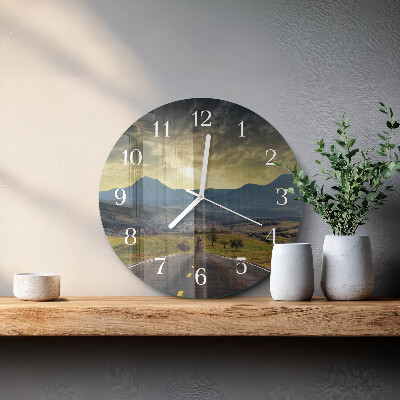 Orologio rotondo Sentiero delle Montagne