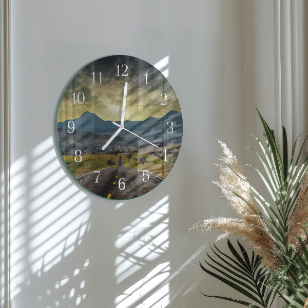 Orologio rotondo Sentiero delle Montagne