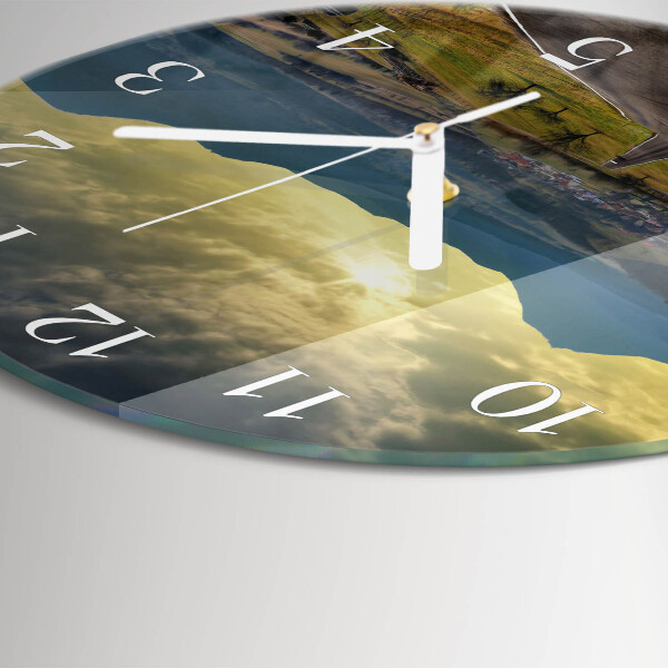 Orologio rotondo Sentiero delle Montagne