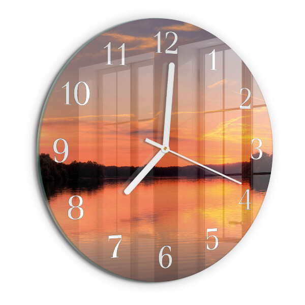 Orologio rotondo Tramonto