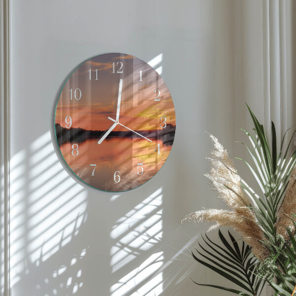 Orologio rotondo Tramonto