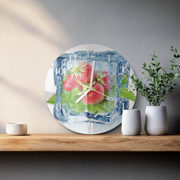 Orologio rotondo Gelato alla fragola