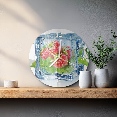 Orologio rotondo Gelato alla fragola